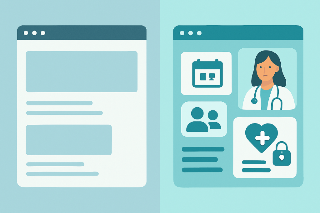 Differences Between a Basic Website and a Client-Attracting Private Practice Website